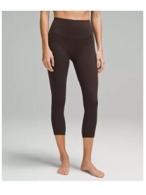 lululemon athletica Espresso High-Rise Crop Leggings